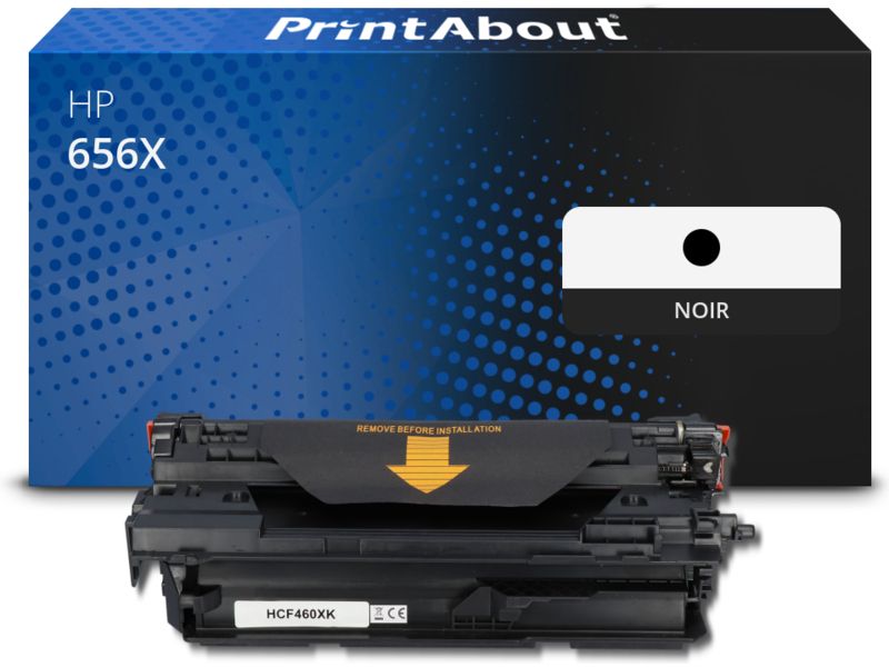 Toner compatible PrintAbout HP 656X (CF460X) - Noir - Grande capacité