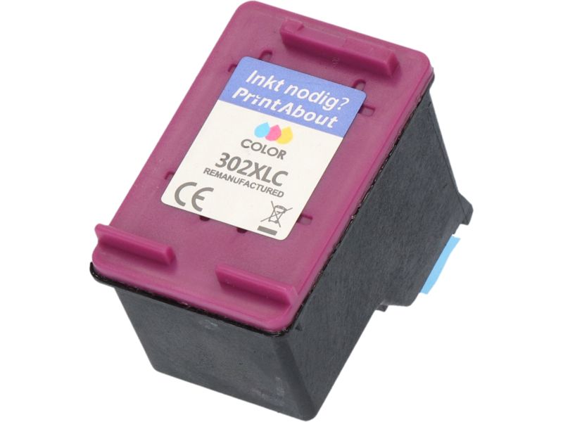 Cartouche d'encre tri-couleurs PrintAbout HP 302 (F6U65AE)
