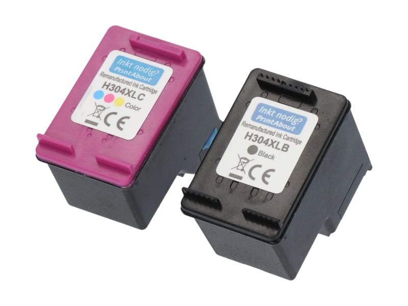 PrintAbout HP 304 Compatible Cartridge - Black + 3 Colors - Multipack (3JB05AE)