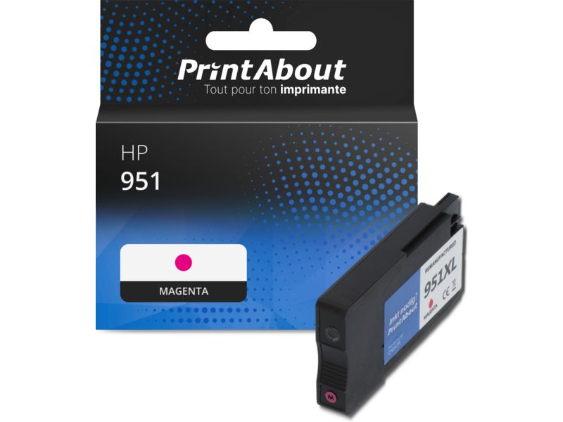 PrintAbout HP 951 Compatible Cartridge - Magenta (CN051AE)