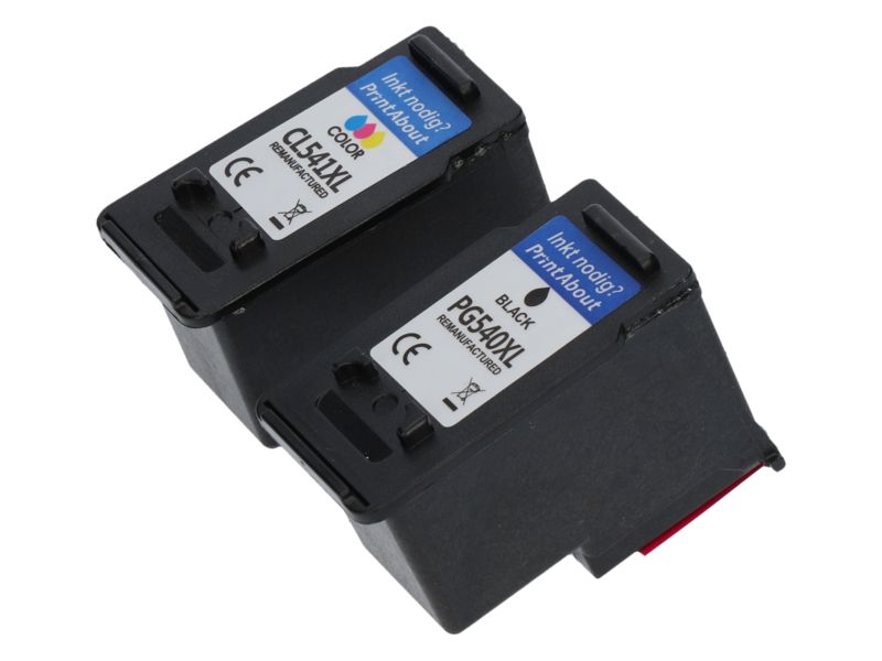 Cartouche compatible Canon PG-540 / CL-541 - Noir + 3 couleurs - Multipack (PrintAbout)