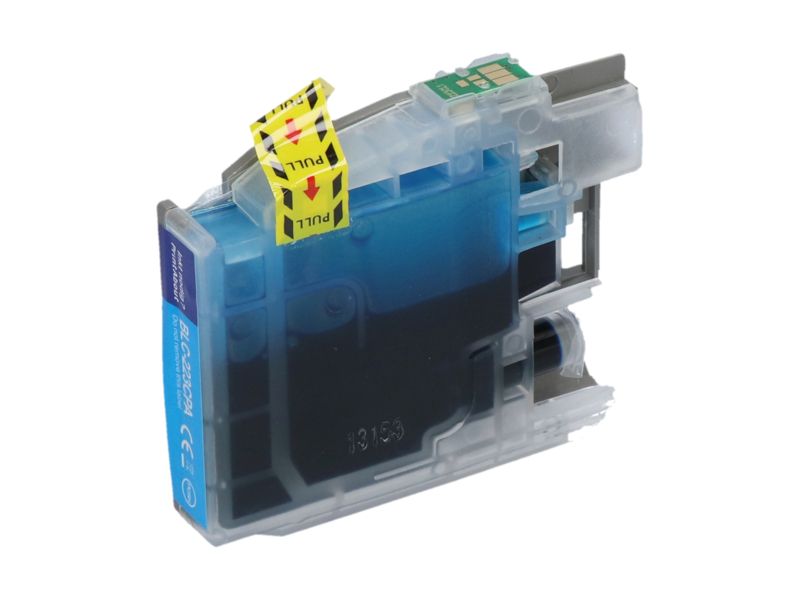 Brother LC-221C Cyan Ink Cartridge by PrintAbout