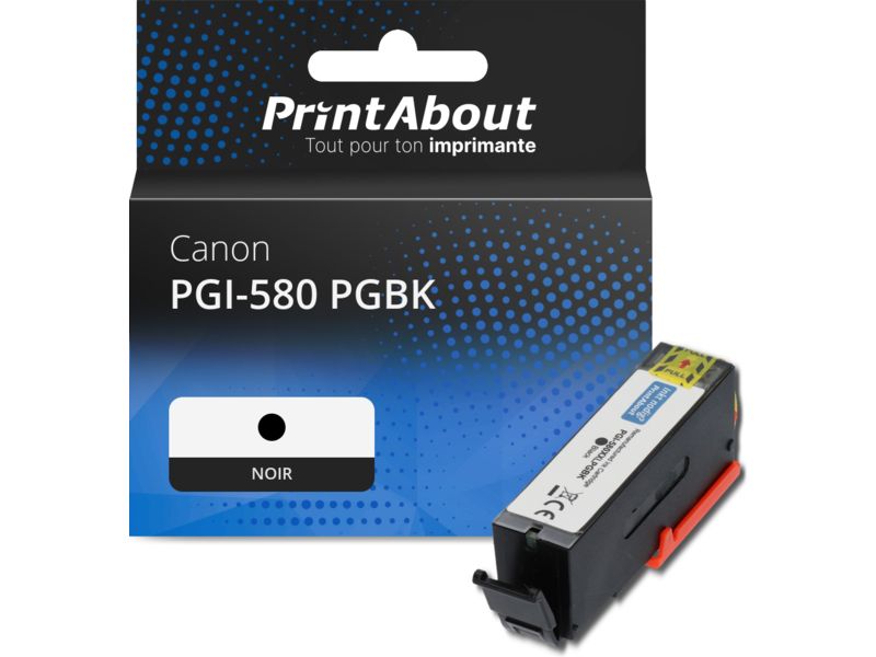 Cartouche d'encre Canon PGI-580 PGBK - Noir