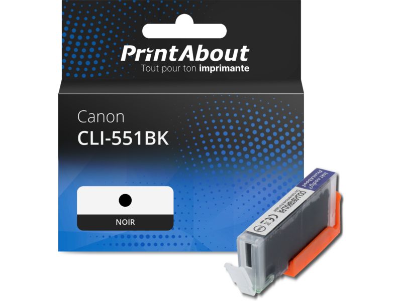 Canon CLI-551BK Ink Cartridge - Black