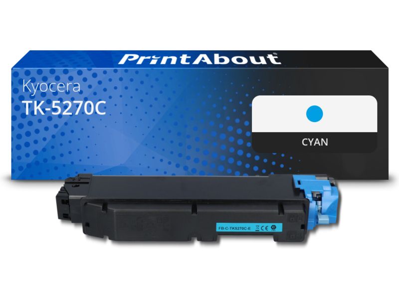 Toner PrintAbout Kyocera TK-5270C Cyan