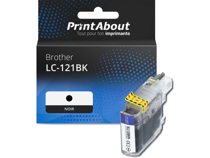 Cartouche d'encre Brother LC-121BK - Noir