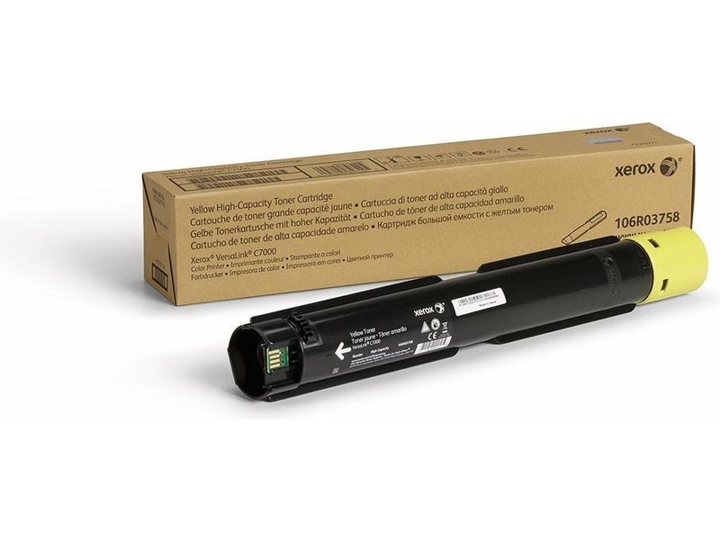 Cartouche de toner Xerox 106R03758 Jaune - Grande capacité