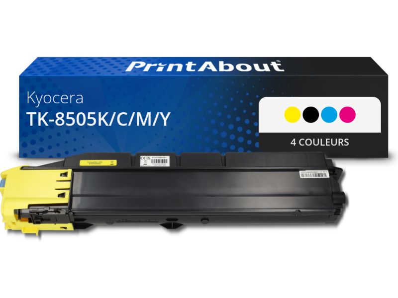 Kyocera Compatible Toner - 4 Colors - Multipack (TK-8505K/C/M/Y)