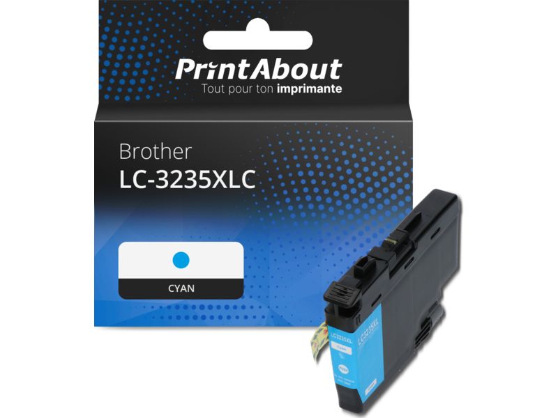 Brother LC-3235XLC Compatible Cartridge - Cyan - High Capacity