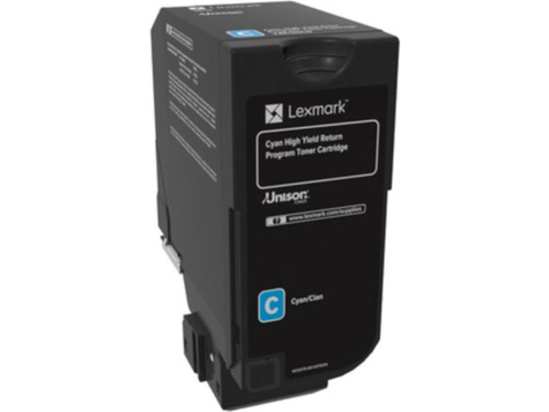 Cartouche d'encre Lexmark 74C2HC0 cyan haute capacité