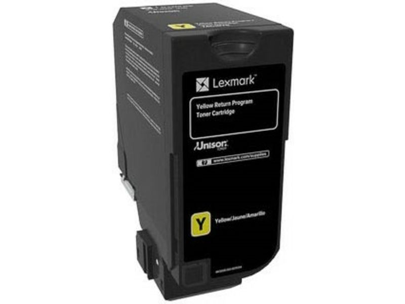 Cartouche de toner Lexmark 74C20Y0 Jaune