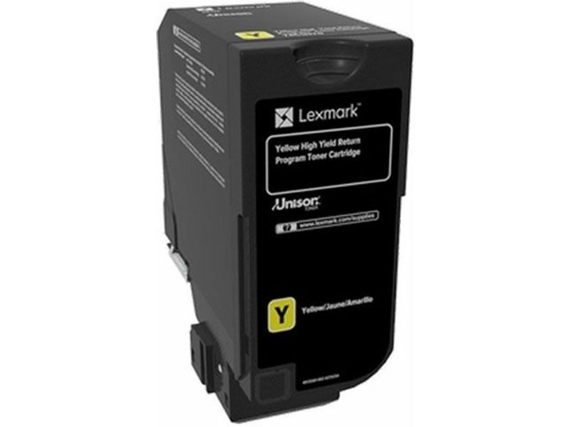 Toner Lexmark Jaune - Grande Capacité