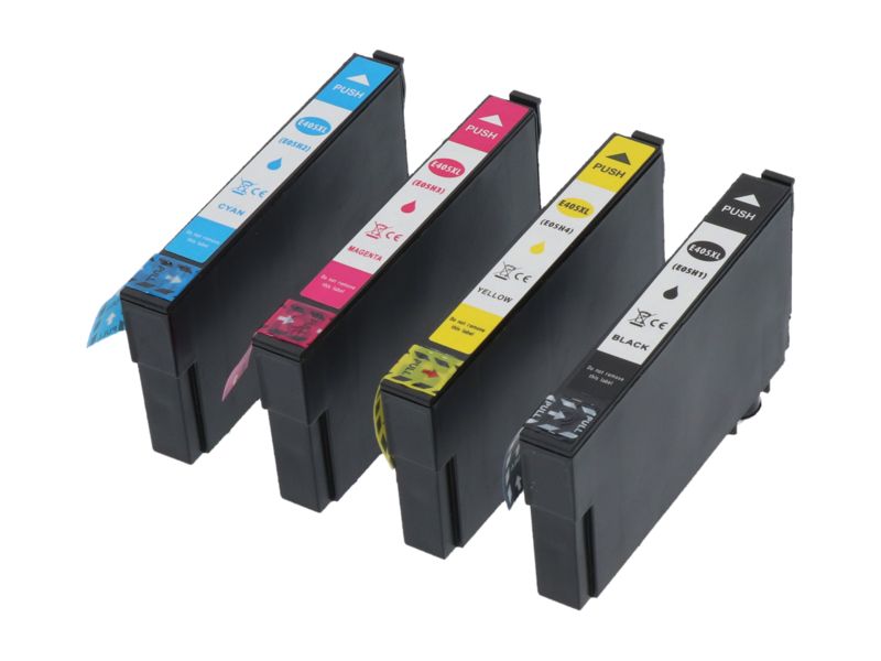 Cartucho compatible Epson 405XL (C13T05H64010) - 4 colores - Alta capacidad - Multipack por PrintAbout