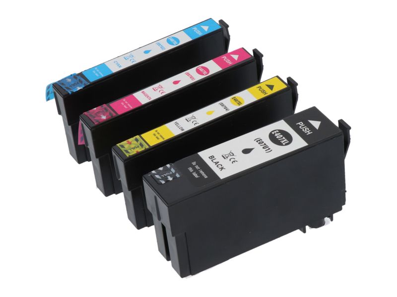 Cartucho compatible Epson 407 (C13T07U41/42/43/440) - Multipack de 4 colores