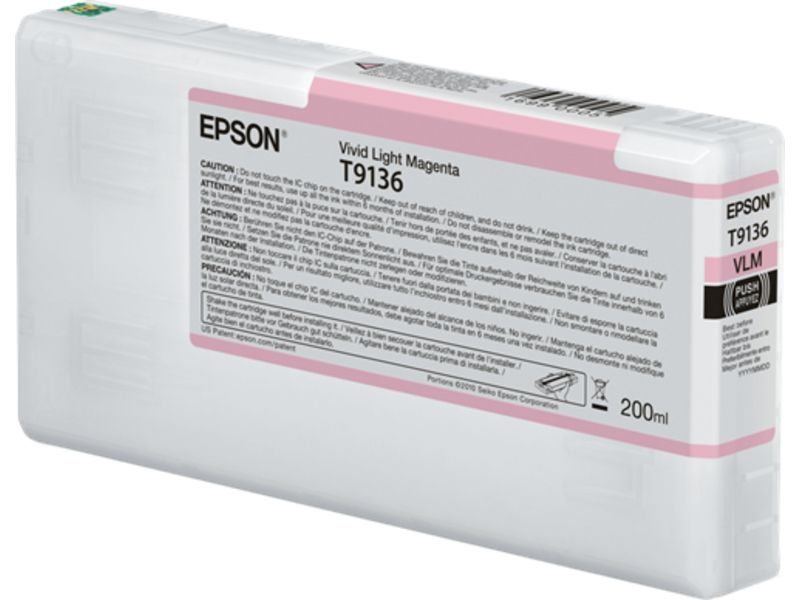 Cartouche d'encre Epson T9136 - Magenta clair