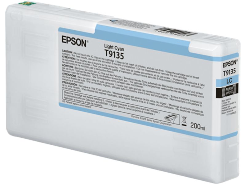 Cartuchas de tinta Epson T9135 Cian claro