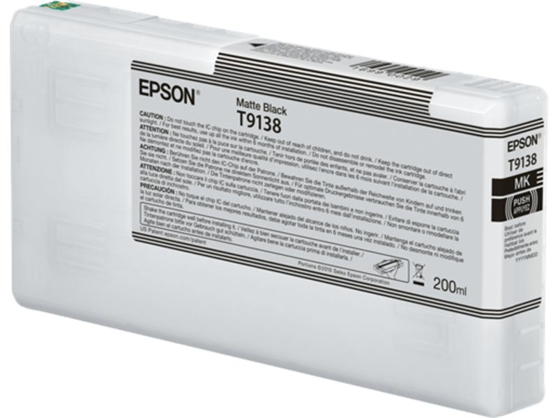 Cartouche d'encre Epson T9138 - Noir mat