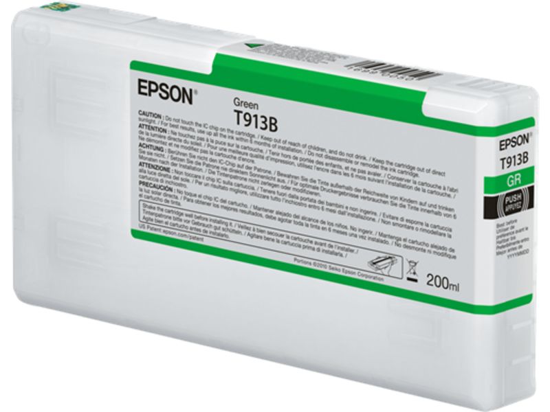 Cartouche d'encre Epson T913B, Verte, 200 ml