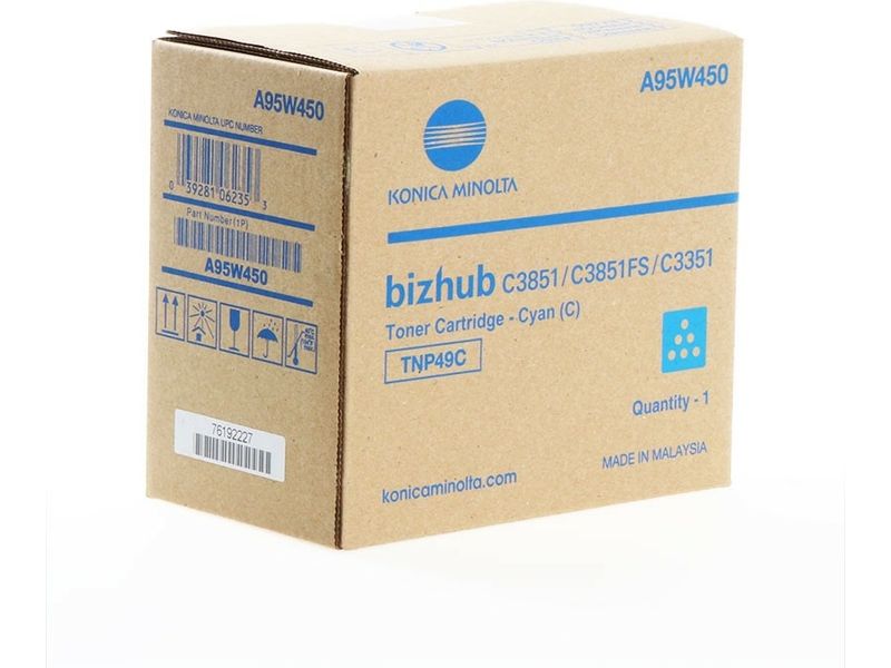 Toner Konica Minolta Cian A95W450 (TNP-49Y)
