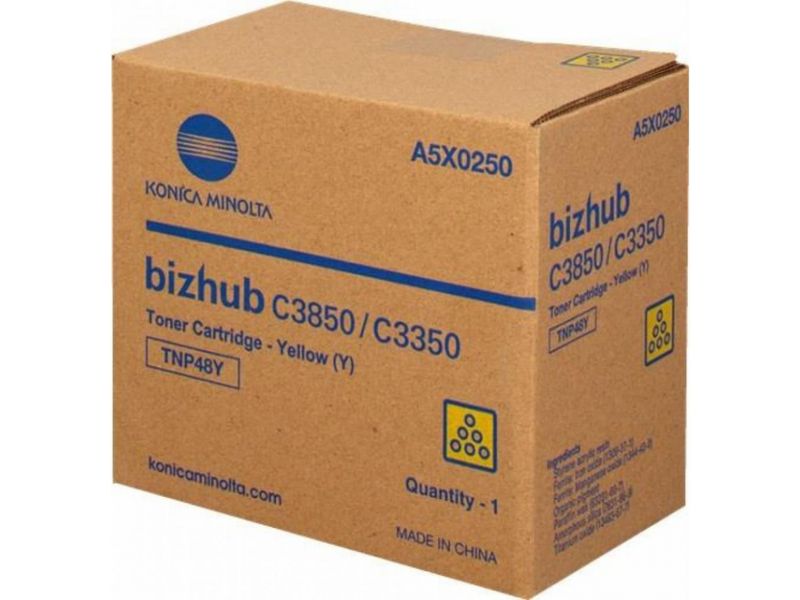 Konica Minolta A95W250 (TNP-49Y) Yellow Toner