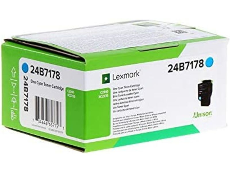 Cartouche toner Lexmark 24B7178 Cyan