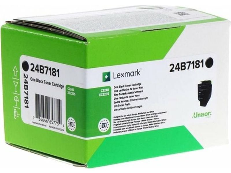 Toner Lexmark 24B7181 Negro