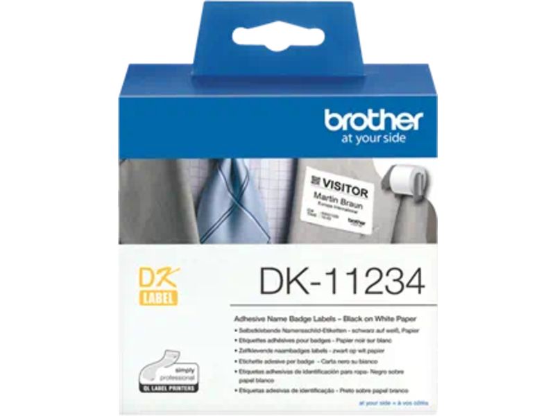 Brother DK-11234 Label - Black on White