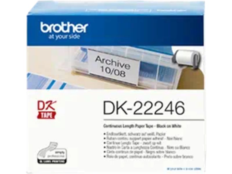 Brother DK-22246 Label - Black on White