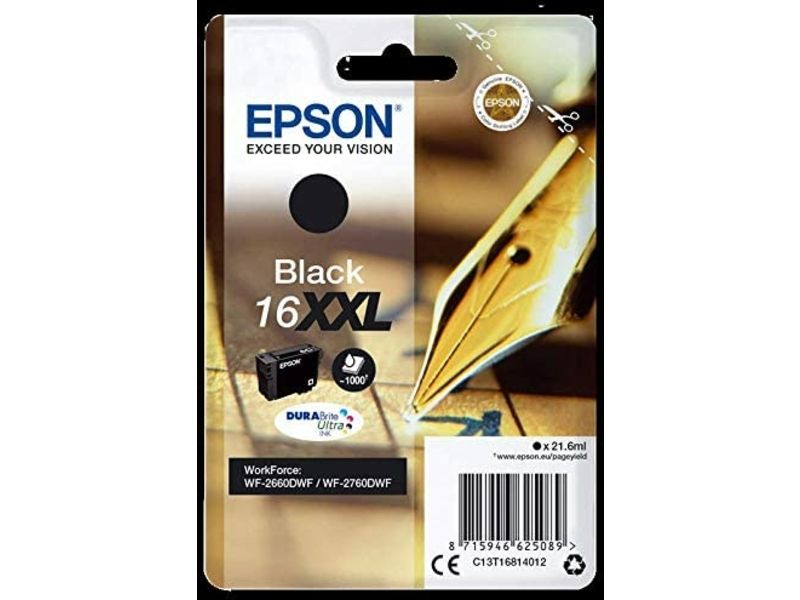 Cartucho de tinta Epson 16XXL (C13T16814012) - Negro