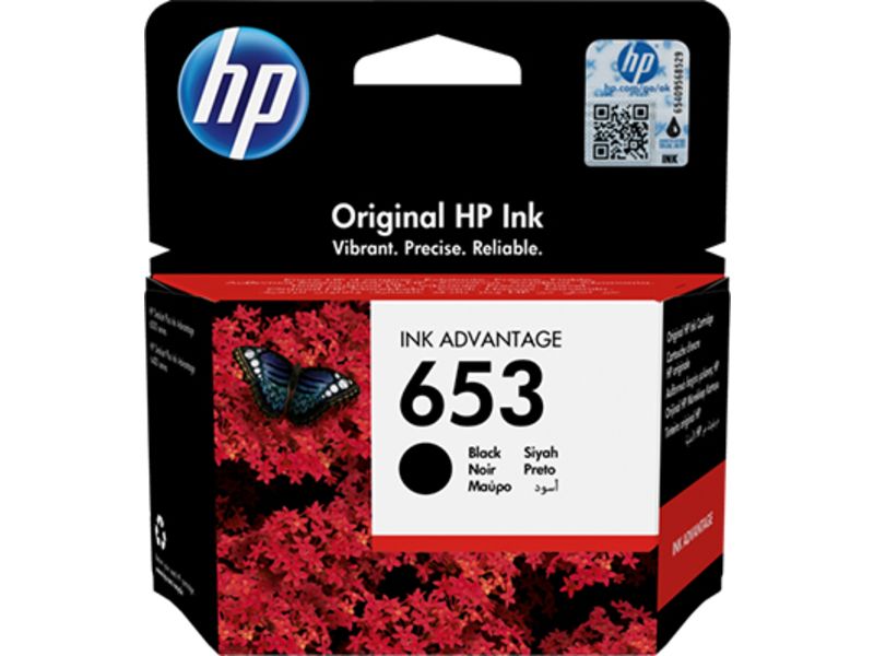 Cartucho de tinta HP 653 - Negro
