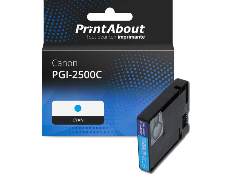 Canon PGI-2500C Cyan Ink Cartridge by PrintAbout