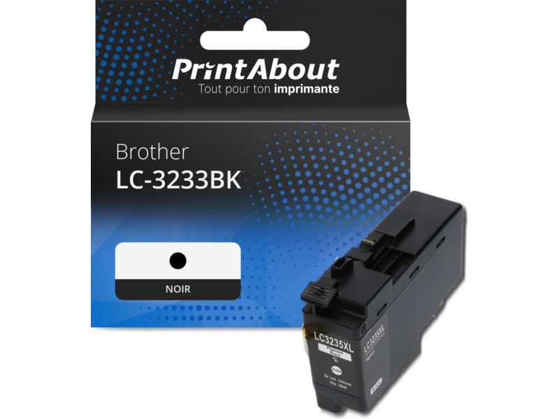 Cartouche d'encre Brother LC-3233BK - Noir