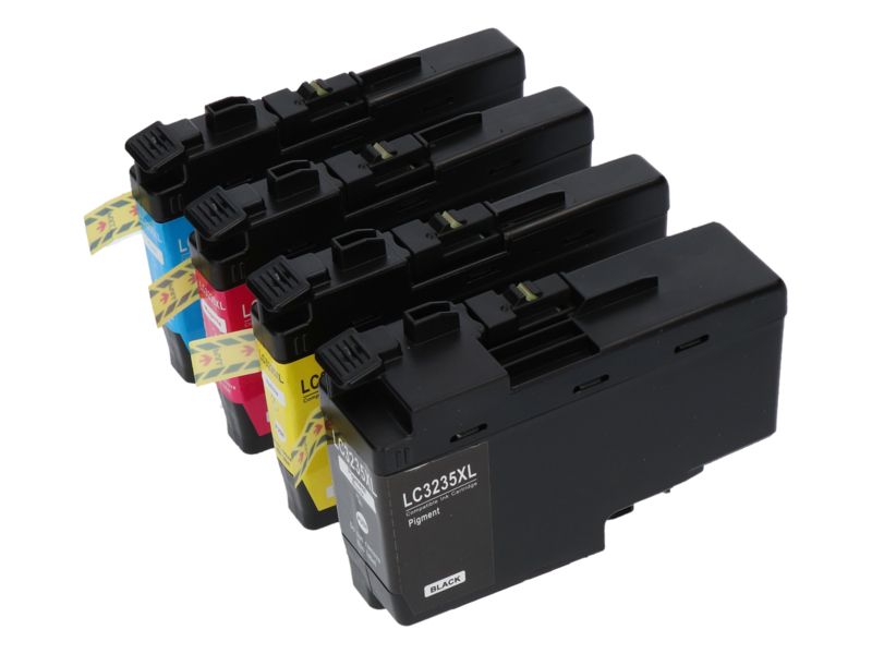 Cartouche compatible Brother LC-3235XL - Noir + 3 couleurs - Multipack