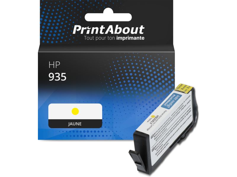 Cartucha de tinta compatible PrintAbout HP 935 - Amarillo (C2P22AE)