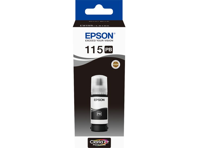 Cartucho de tinta foto Epson Negro (115, C13T07D14A)