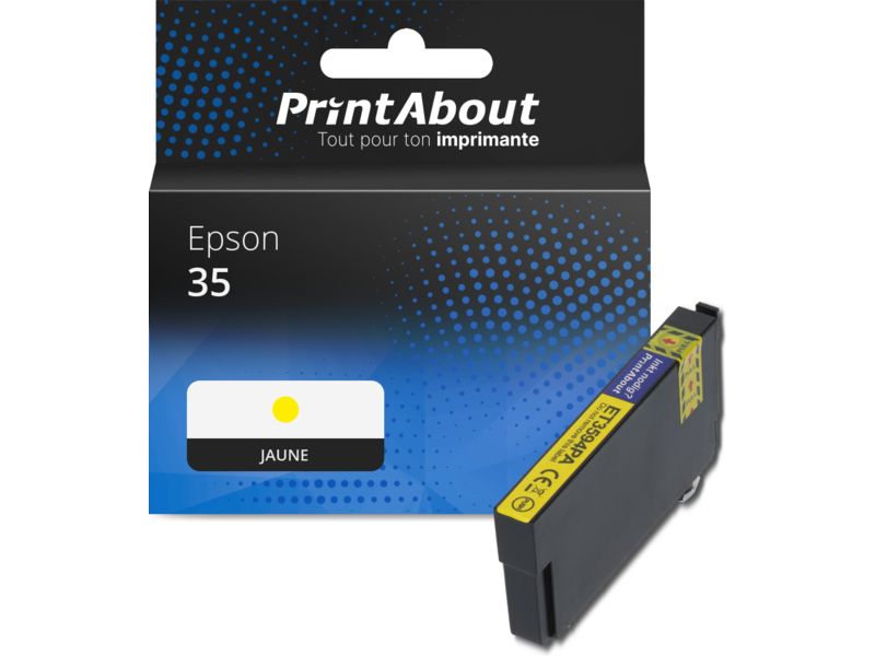 Cartucho compatible Epson 35 (C13T35844010) - Amarillo