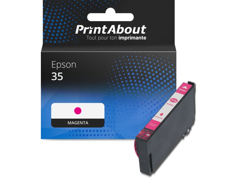 Epson 35 Compatible Cartridge (C13T35834010) - Magenta by PrintAbout