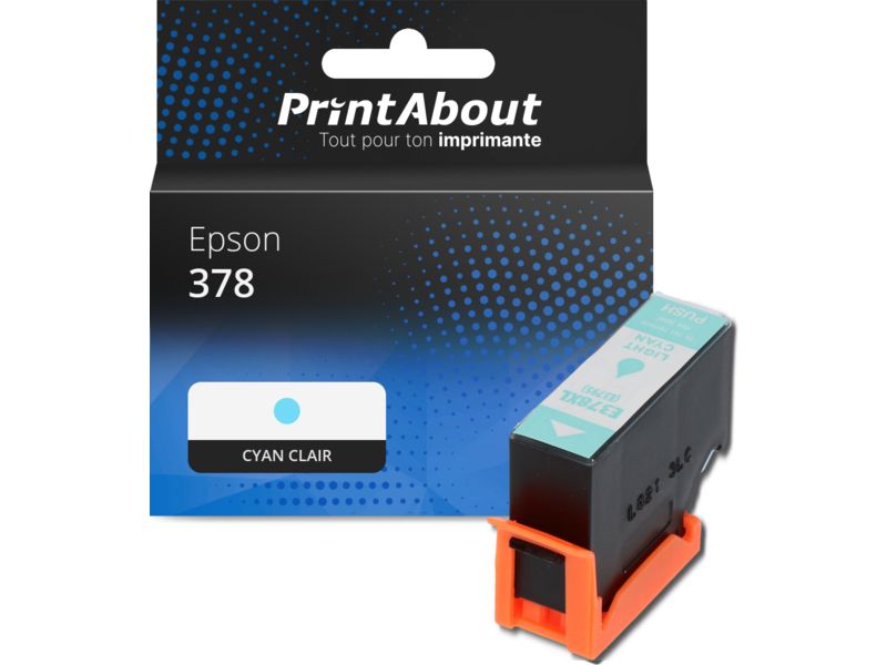 Epson Compatible Cartridge 378 (C13T37854010) - Light Cyan