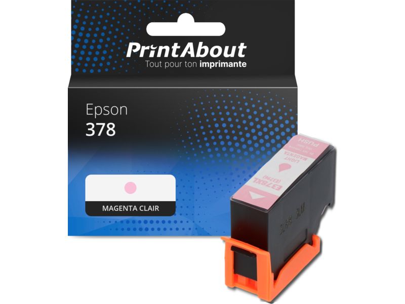 Epson 378 Compatible Cartridge (C13T37864010) - Light Magenta