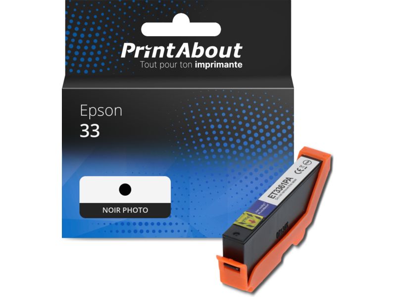 Cartucho compatible Epson 33 - Negro foto (C13T33414012)