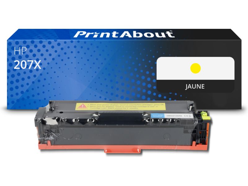 PrintAbout Compatible HP 207X (W2212X) Yellow Toner - High Capacity