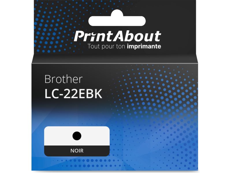 Cartucho de tinta Brother LC-22EBK - Negro - Alta capacidad