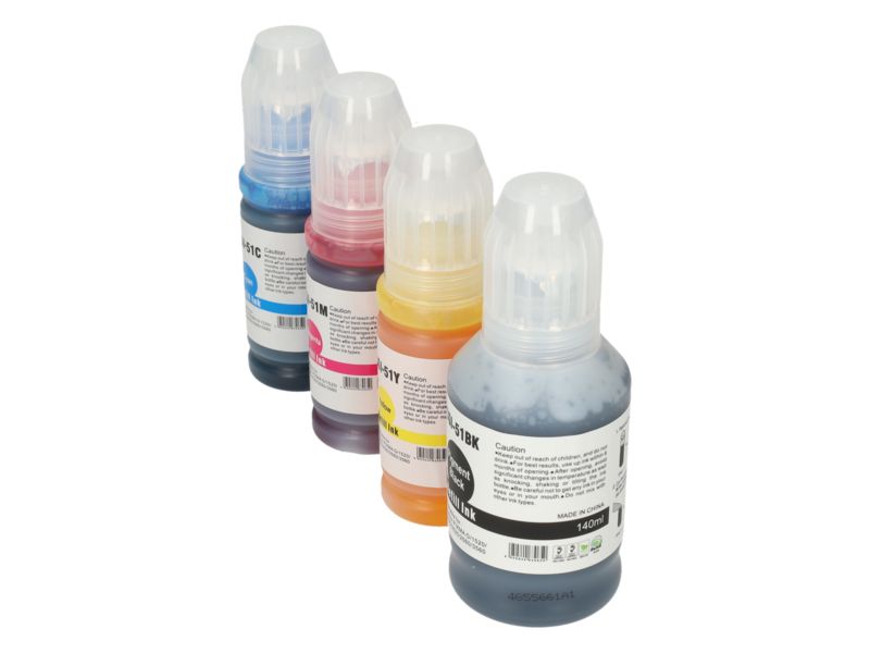 Cartouche compatible Canon GI-51PGBK/C/M/Y - 4 couleurs - Multipack