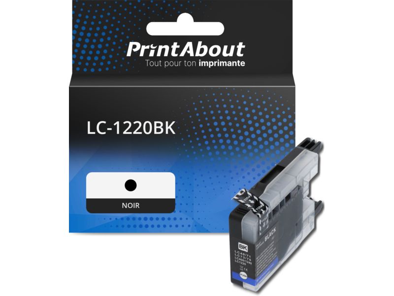 Cartouche d'encre Brother LC-1220BK - Noir