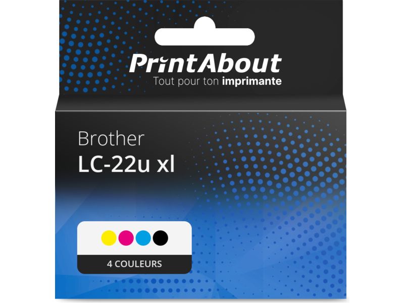 Brother LC-22U XL Compatible Cartridge - 4 Colors - Multipack by PrintAbout