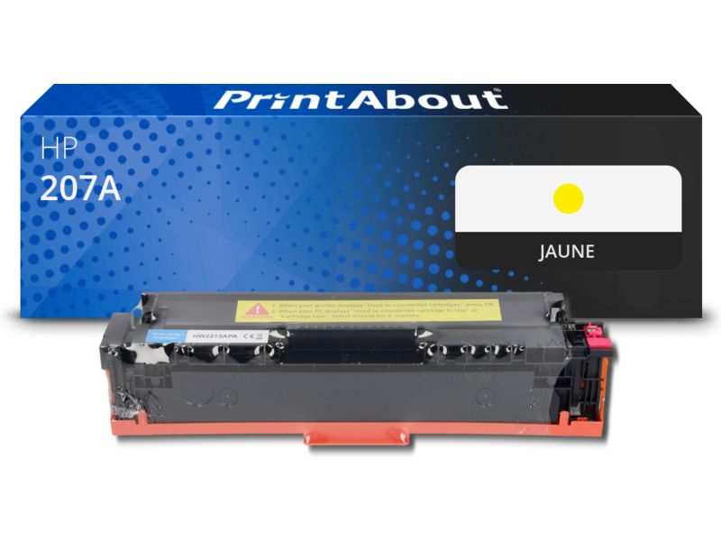Toner compatible PrintAbout HP 207A (W2212A) Amarillo