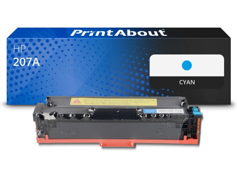 Toner compatible HP 207A (W2211A) - Cyan