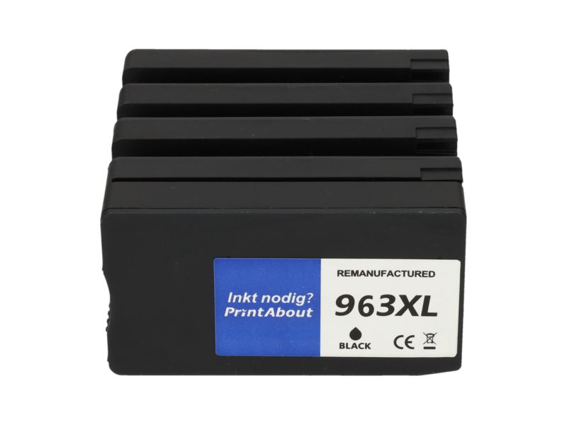 Cartouche compatible HP 963XL (6ZC70AE) - 4 couleurs - Grande capacité - Multipack