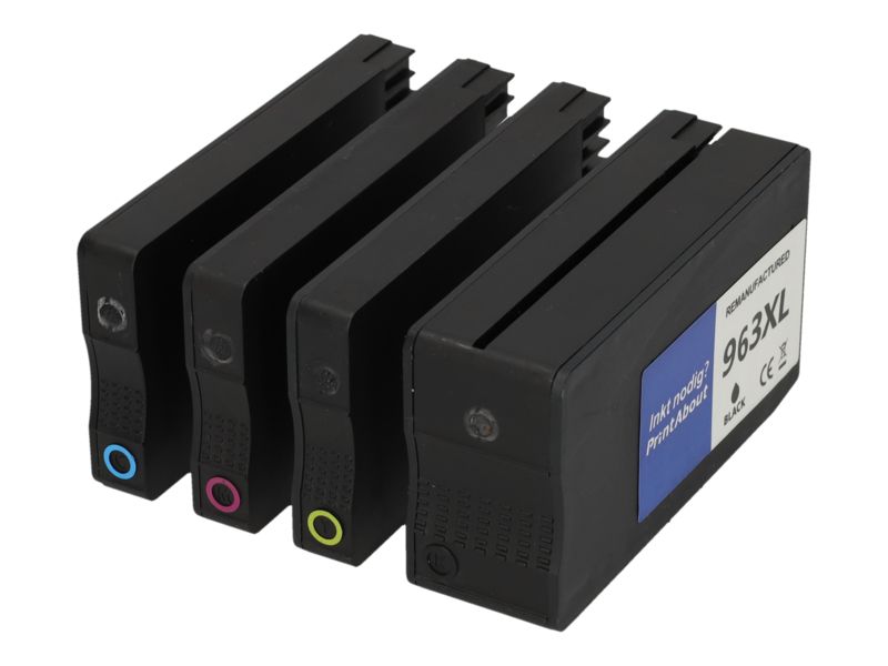 Cartouche compatible HP 963XL (6ZC70AE) - 4 couleurs - Grande capacité - Multipack