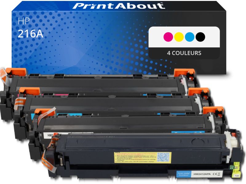 Toner compatible HP 216A PrintAbout - Pack de 4 colores (W2410/11/12/13A)